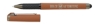 Good Value™ Cali Stylus Gunmetal Suede RABS Pen - Burnt orange